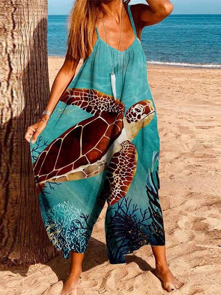 Sea Loosen Jumpsuit & Romper, Multicolor, Jumpsuits&Rompers