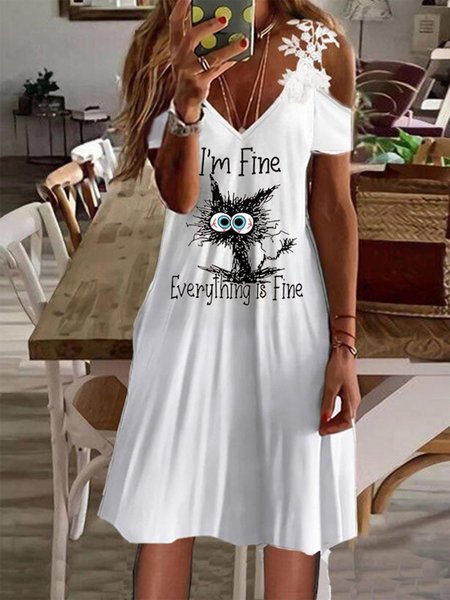 It’s Fine I'm Fine Everything is Fine Lace Sleeve Knit Dress, White, Dresses
It’s Fine I'm Fine Everything is Fine Lace Sleeve Knit Dress, White, Dresses