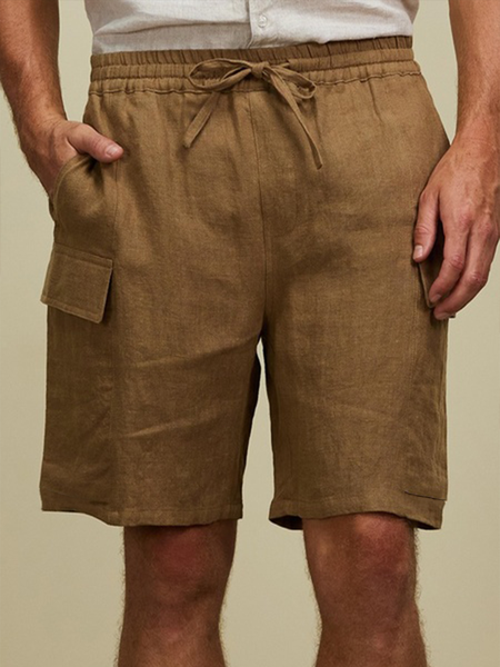 Cotton Linen Style American Casual Basic Versatile Linen Shorts, As picture, Men's shorts
Cotton Linen Style American Casual Basic Versatile Linen Shorts, As picture, Men's shorts