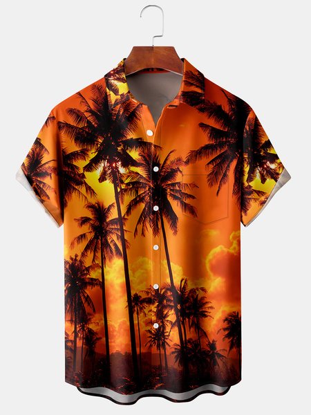 Mens Coconut Tree Print Casual Short Sleeve Shirt Hawaiian Top, Orange red, Short Sleeve Shirts
Mens Coconut Tree Print Casual Short Sleeve Shirt Hawaiian Top, Orange red, Short Sleeve Shirts