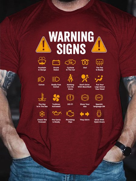 Funny Driving Warning Signs 101 Vintage Short Sleeve Short Sleeve T-Shirt, Red, T-shirts
Funny Driving Warning Signs 101 Vintage Short Sleeve Short Sleeve T-Shirt, Red, T-shirts