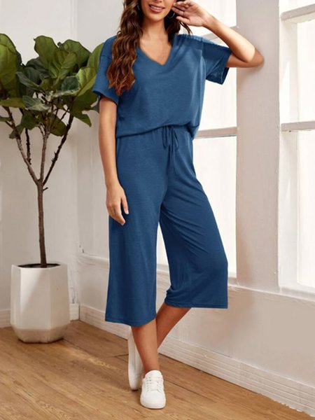 Casual Two Piece Sets, Blue, Suit Set
Casual Two Piece Sets, Blue, Suit Set