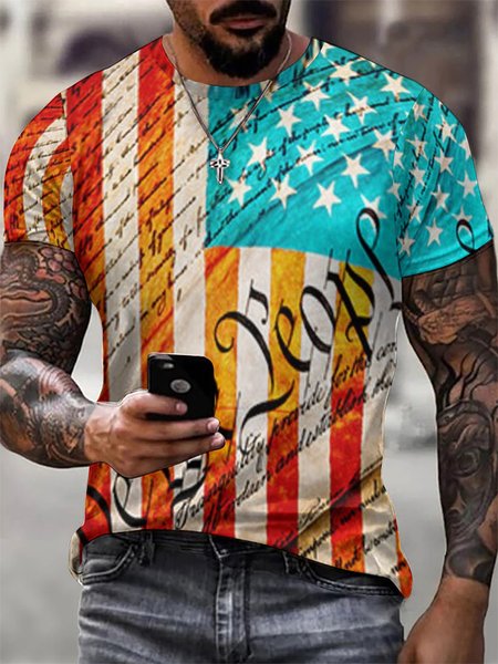 We The People American Flag Crew Neck Short Sleeve Short Sleeve T-Shirt, As picture, T-shirts
We The People American Flag Crew Neck Short Sleeve Short Sleeve T-Shirt, As picture, T-shirts
