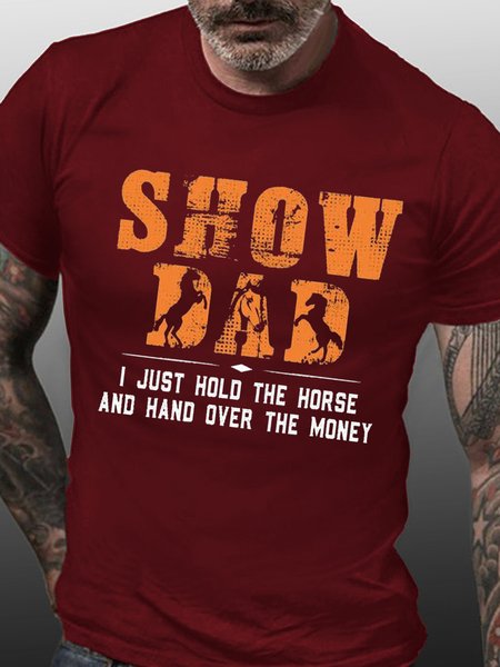 Show Dad I Just Hold The And Hand Over The Money Short Sleeve Cotton Short Sleeve T-Shirt, Red, T-shirts
Show Dad I Just Hold The And Hand Over The Money Short Sleeve Cotton Short Sleeve T-Shirt, Red, T-shirts