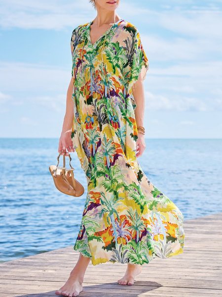 Holiday loose light flower leaf Long Dress Plus Size, Multicolor, Maxi Dresses
Holiday loose light flower leaf Long Dress Plus Size, Multicolor, Maxi Dresses