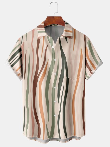 Men's Geometric Stripe Printed Casual Short Sleeve Hawaiian Shirt with Chest Pocket, As picture, Men's Floral shirt
Men's Geometric Stripe Printed Casual Short Sleeve Hawaiian Shirt with Chest Pocket, As picture, Men's Floral shirt