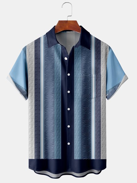 Men Retro Dark Print Front Buttons Soft Breathable Casual Bowling Shirts, Blue, Men's Floral shirt
Men Retro Dark Print Front Buttons Soft Breathable Casual Bowling Shirts, Blue, Men's Floral shirt