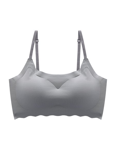 JFN Ice Silk Cooling No Steel Rings Comfortable Seamless Underwear Sling Sleeping Bra Thin Plus Size, Gray, Bra & Bra Sets
JFN Ice Silk Cooling No Steel Rings Comfortable Seamless Underwear Sling Sleeping Bra Thin Plus Size, Gray, Bra & Bra Sets