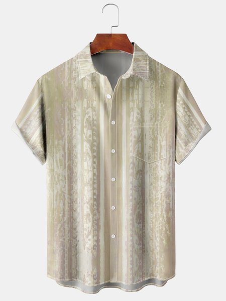 Men's Vintage Striped Print Casual Breathable Hawaiian Short Sleeve Shirt, Apricot, Men's Floral shirt
Men's Vintage Striped Print Casual Breathable Hawaiian Short Sleeve Shirt, Apricot, Men's Floral shirt