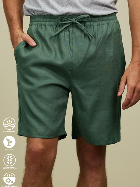 Cotton Linen Style American Casual Basic Versatile Linen Shorts, As picture, Men's shorts
Cotton Linen Style American Casual Basic Versatile Linen Shorts, As picture, Men's shorts