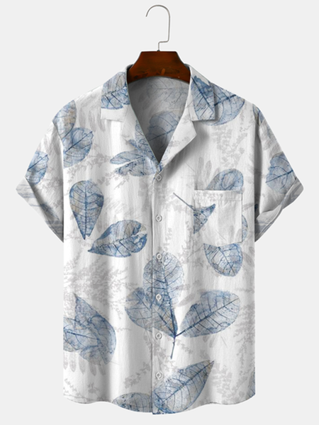 Cotton Linen Style Botanical Floral Print Men's Shirt, As picture, Men's Floral shirt
Cotton Linen Style Botanical Floral Print Men's Shirt, As picture, Men's Floral shirt