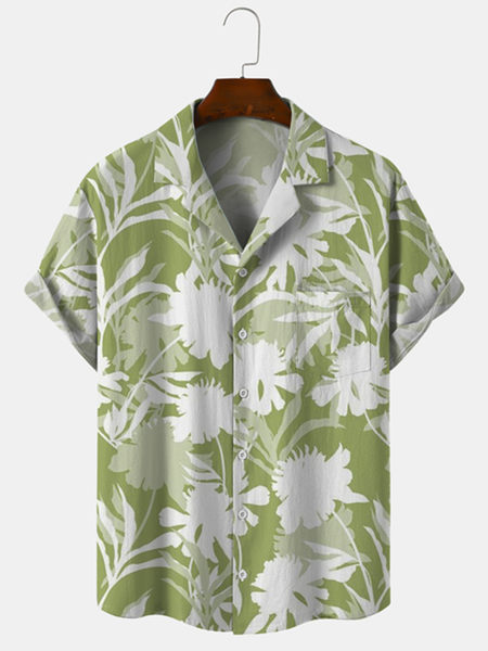 Cotton Linen Style American Botanical Floral Coconut Tree Print Linen Shirt, As picture, Men's Floral shirt
Cotton Linen Style American Botanical Floral Coconut Tree Print Linen Shirt, As picture, Men's Floral shirt