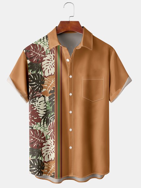 Men's Casual Short Sleeve Hawaiian Shirt with Chest Pocket, Orange red, Men's Floral shirt
Men's Casual Short Sleeve Hawaiian Shirt with Chest Pocket, Orange red, Men's Floral shirt