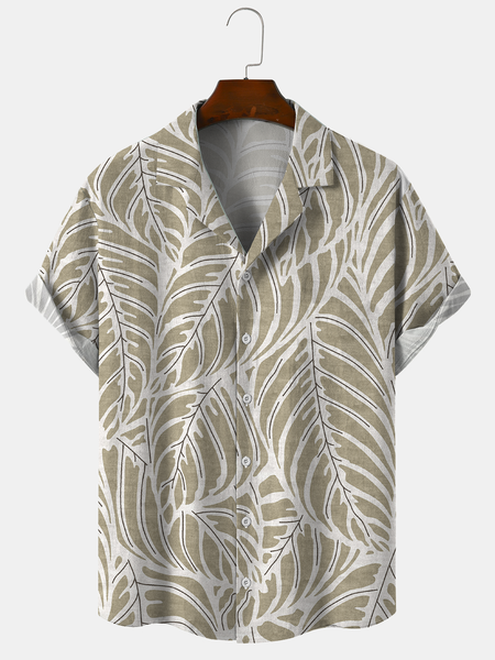 Cotton and Linen Botanical Floral Print Cozy Linen Shirt, As picture, Men's Floral shirt
Cotton and Linen Botanical Floral Print Cozy Linen Shirt, As picture, Men's Floral shirt