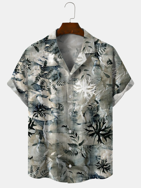 Cotton and Linen Botanical Floral Print Cozy Linen Shirt, As picture, Men's Floral shirt
Cotton and Linen Botanical Floral Print Cozy Linen Shirt, As picture, Men's Floral shirt