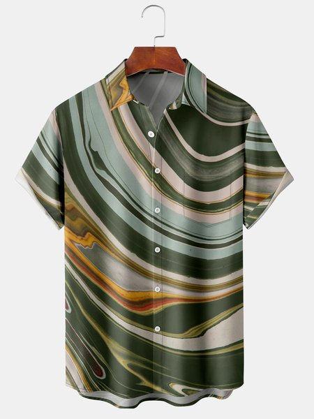 Mens Ombre Painting Print Lapel Chest Pocket Short Sleeve Hawaiian Shirts, Green, Men's Floral shirt
Mens Ombre Painting Print Lapel Chest Pocket Short Sleeve Hawaiian Shirts, Green, Men's Floral shirt