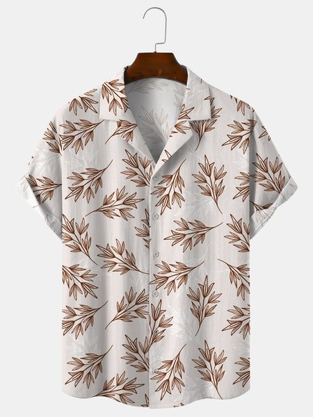 Cotton And Linen Holiday Leisure Short-sleeved Shirt, As picture, Men's Floral shirt
Cotton And Linen Holiday Leisure Short-sleeved Shirt, As picture, Men's Floral shirt
