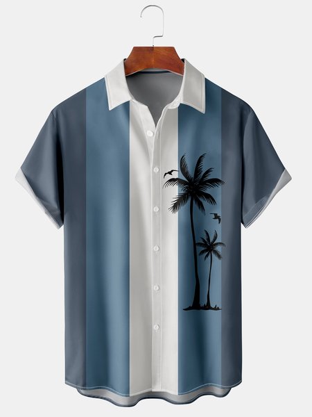 Men's Coconut Tree Print Casual Breathable Hawaiian Short Sleeve Shirt, Blue, Men's Floral shirt
Men's Coconut Tree Print Casual Breathable Hawaiian Short Sleeve Shirt, Blue, Men's Floral shirt