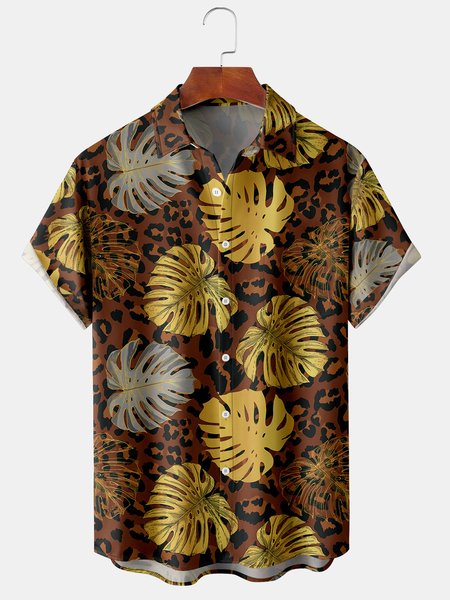 Hawaiian Graphic Men's Casual Short Sleeve Chest Pocket Shirt, Yellow, Men's Floral shirt
Hawaiian Graphic Men's Casual Short Sleeve Chest Pocket Shirt, Yellow, Men's Floral shirt