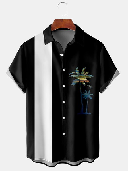 Men's Fun Coconut Tree Print Casual Breathable Hawaiian Short Sleeve Shirt, Black, Men's Floral shirt
Men's Fun Coconut Tree Print Casual Breathable Hawaiian Short Sleeve Shirt, Black, Men's Floral shirt