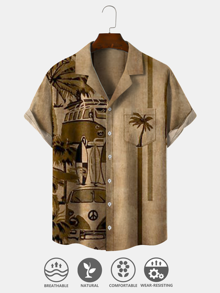 Mens Cotton Linen Botanical Floral Print Short Sleeve Shirt Lapel Cozy Linen Shirt, As picture, Men's Floral shirt
Mens Cotton Linen Botanical Floral Print Short Sleeve Shirt Lapel Cozy Linen Shirt, As picture, Men's Floral shirt