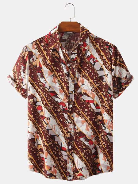 Cotton And Linen Holiday Leisure Short-sleeved Shirt, As picture, Shirts & Blouse
Cotton And Linen Holiday Leisure Short-sleeved Shirt, As picture, Shirts & Blouse