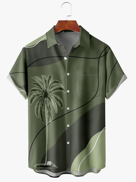 Men's Coconut Tree Print Moisture Absorbent Breathable Fabric Fashion Hawaiian Lapel Short Sleeve Shirt, Green, Men's Floral shirt
Men's Coconut Tree Print Moisture Absorbent Breathable Fabric Fashion Hawaiian Lapel Short Sleeve Shirt, Green, Men's Floral shirt