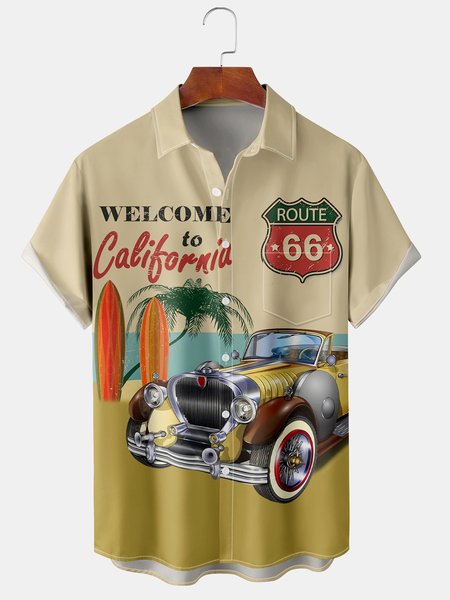 Men's Casual Short Sleeve Hawaiian Shirt with Chest Pocket, Yellow, Men's Floral shirt
Men's Casual Short Sleeve Hawaiian Shirt with Chest Pocket, Yellow, Men's Floral shirt