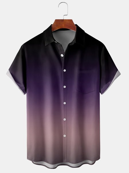 Mens Ombre Tie dye Front Buttons Short Sleeve Shirt Chest Pocket Casual Hawaiian Shirt, Purple, Men's Floral shirt
Mens Ombre Tie dye Front Buttons Short Sleeve Shirt Chest Pocket Casual Hawaiian Shirt, Purple, Men's Floral shirt