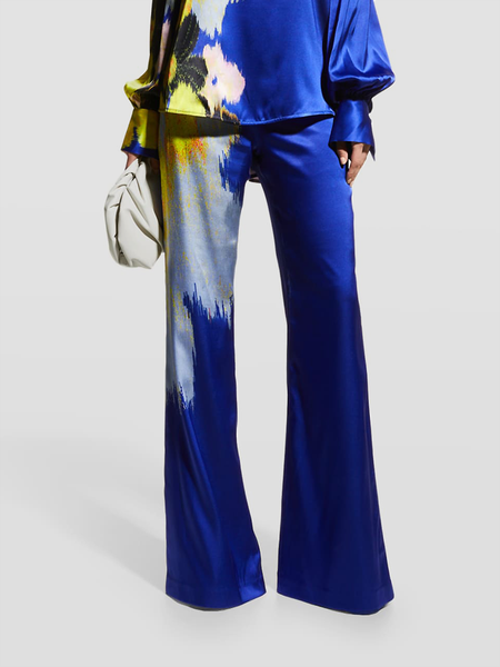 Summer High Waist H-Line Floral Elegant Fit Fashion Daily Pants, Blue, Wide Leg Pants
Summer High Waist H-Line Floral Elegant Fit Fashion Daily Pants, Blue, Wide Leg Pants