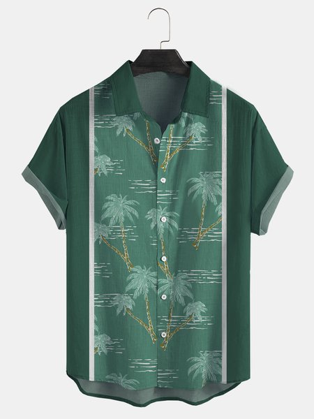 Cotton And Linen Holiday Leisure Short-sleeved Shirt, As picture, Men's Floral shirt
Cotton And Linen Holiday Leisure Short-sleeved Shirt, As picture, Men's Floral shirt