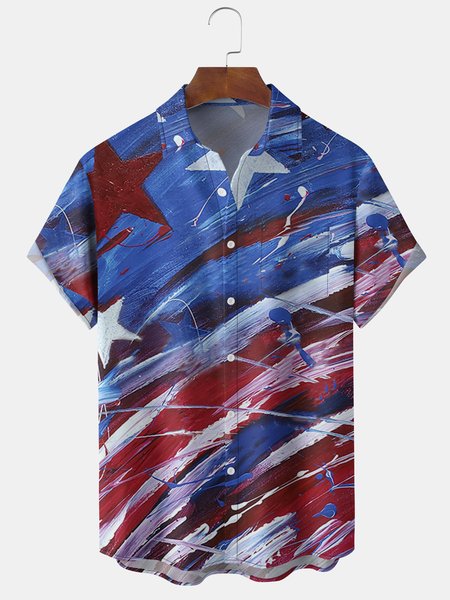 Men's Casual Short Sleeve Hawaiian Shirt with Chest Pocket, Blue, Men's Floral shirt
Men's Casual Short Sleeve Hawaiian Shirt with Chest Pocket, Blue, Men's Floral shirt