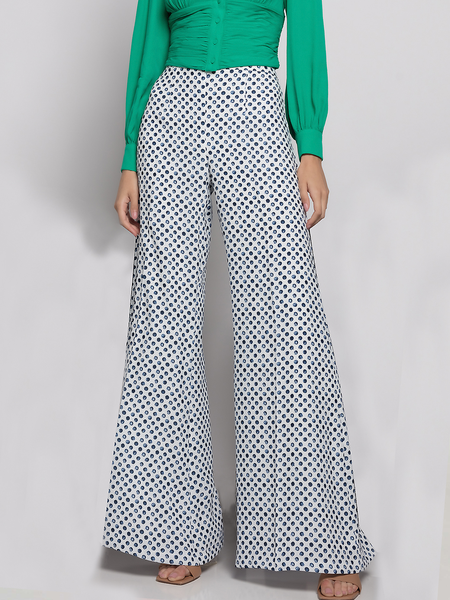 Summer A-Line High Waist Polka Dots Loose Fashion Daily Pants, White, Wide Leg Pants
Summer A-Line High Waist Polka Dots Loose Fashion Daily Pants, White, Wide Leg Pants