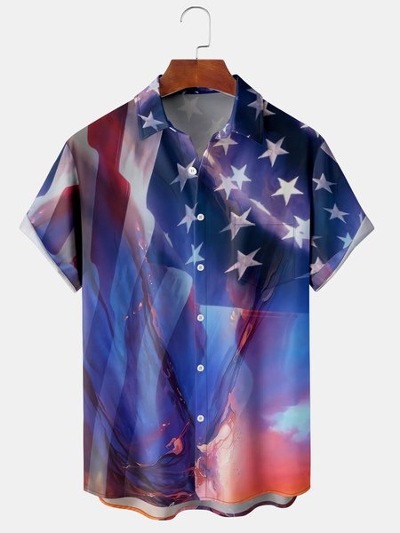 Men's Casual Short Sleeve Hawaiian Shirt with Chest Pocket Print, Blue, Men's Floral shirt
Men's Casual Short Sleeve Hawaiian Shirt with Chest Pocket Print, Blue, Men's Floral shirt