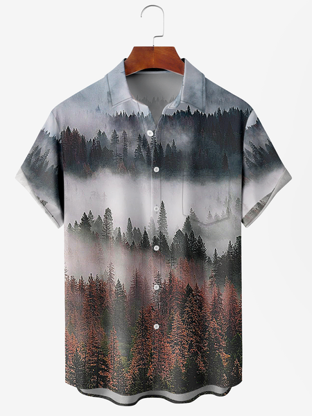 Men's Botanical Floral Print Casual Fabric Lapel Short Sleeve Hawaiian Shirt, Gray, Men's Floral shirt
Men's Botanical Floral Print Casual Fabric Lapel Short Sleeve Hawaiian Shirt, Gray, Men's Floral shirt