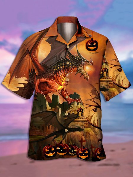 Men's Animal Print Casual Short Sleeve Hawaiian Shirt, Orange, Men's Floral shirt
Men's Animal Print Casual Short Sleeve Hawaiian Shirt, Orange, Men's Floral shirt