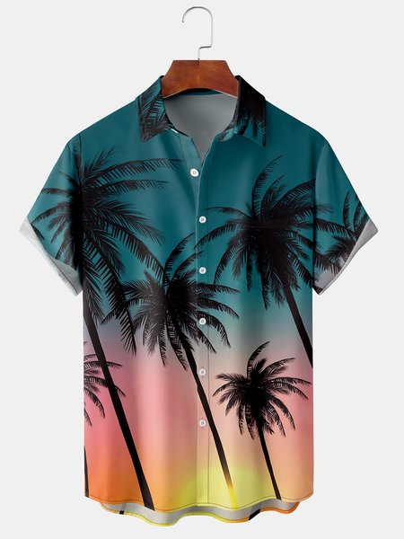Men's Coconut Print Casual Short Sleeve Hawaiian Shirt with Chest Pocket, Green, Men's Floral shirt
Men's Coconut Print Casual Short Sleeve Hawaiian Shirt with Chest Pocket, Green, Men's Floral shirt