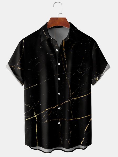Men's Casual Short Sleeve Hawaiian Shirt with Chest Pocket, Black, Men's Floral shirt
Men's Casual Short Sleeve Hawaiian Shirt with Chest Pocket, Black, Men's Floral shirt