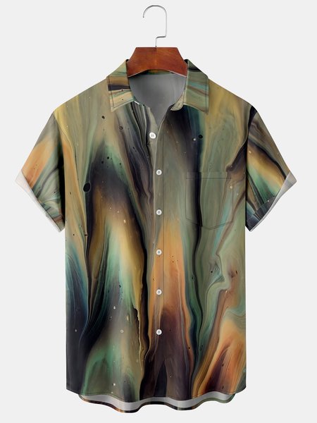 Men's Casual Short Sleeve Hawaiian Shirt with Chest Pocket, Green, Men's Floral shirt
Men's Casual Short Sleeve Hawaiian Shirt with Chest Pocket, Green, Men's Floral shirt