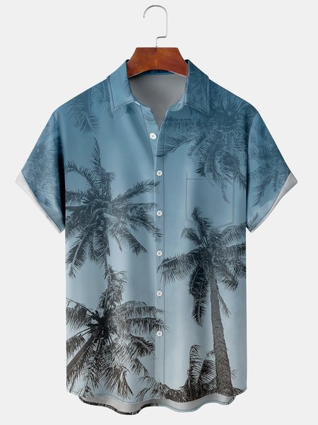 Men's Coconut Print Casual Short Sleeve Hawaiian Shirt with Chest Pocket, Blue, Men's Floral shirt
Men's Coconut Print Casual Short Sleeve Hawaiian Shirt with Chest Pocket, Blue, Men's Floral shirt