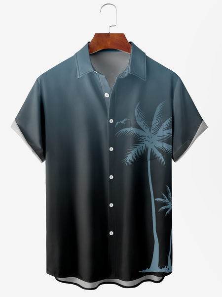 Men's Blue Gradient Coconut Print Anti-Wrinkle Moisture Wicking Fabric Lapel Short Sleeve Hawaiian Shirt, Men's Floral shirt
Men's Blue Gradient Coconut Print Anti-Wrinkle Moisture Wicking Fabric Lapel Short Sleeve Hawaiian Shirt, Men's Floral shirt