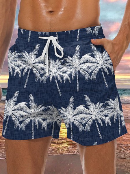 Men's Coconut Tree Element Graphic Print Casual Vacation Beach Shorts, Blue, Men's shorts
Men's Coconut Tree Element Graphic Print Casual Vacation Beach Shorts, Blue, Men's shorts