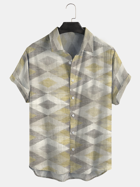 Cotton Linen Style American Casual Basic Versatile Geometric Striped Linen Shirt, As picture, Men's Floral shirt
Cotton Linen Style American Casual Basic Versatile Geometric Striped Linen Shirt, As picture, Men's Floral shirt