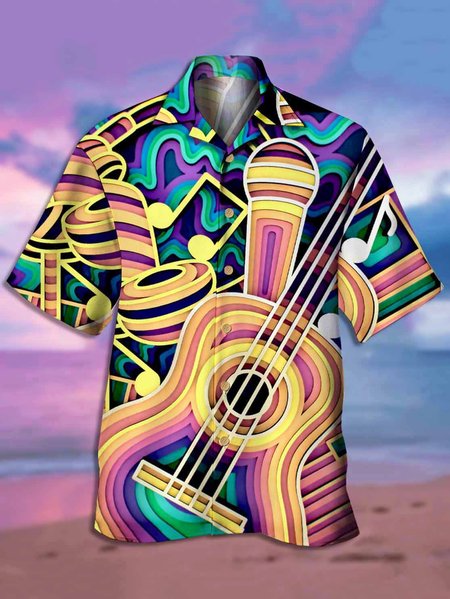 Men's Music Collection Casual Short Sleeve Hawaiian Shirt, Yellow, Men's Floral shirt
Men's Music Collection Casual Short Sleeve Hawaiian Shirt, Yellow, Men's Floral shirt