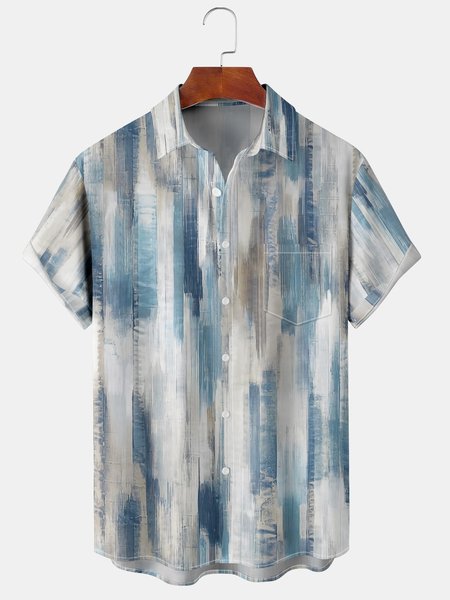 Men's Printed Casual Short Sleeve Hawaiian Shirt with Chest Pocket, Blue, Men's Floral shirt
Men's Printed Casual Short Sleeve Hawaiian Shirt with Chest Pocket, Blue, Men's Floral shirt
