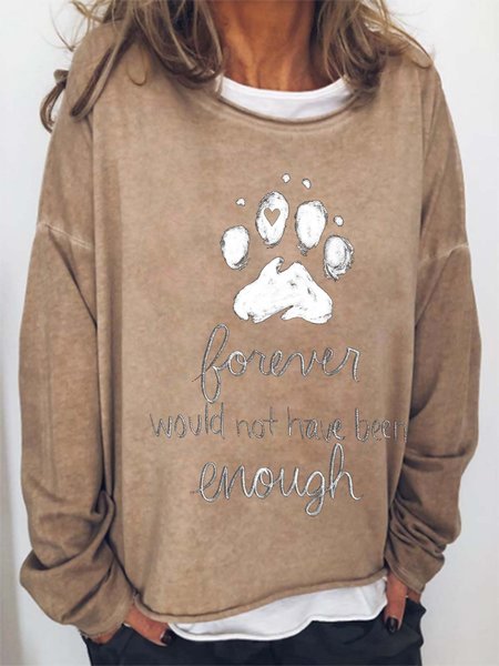 Women Animal Printing Text Letters Casual Sweatshirts, Khaki, Hoodies&Sweatshirts
Women Animal Printing Text Letters Casual Sweatshirts, Khaki, Hoodies&Sweatshirts