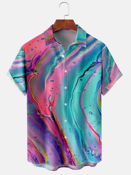 Men's Geometric Print Casual Short Sleeve Hawaiian Shirt with Chest Pocket, As picture, Men's Floral shirt
Men's Geometric Print Casual Short Sleeve Hawaiian Shirt with Chest Pocket, As picture, Men's Floral shirt