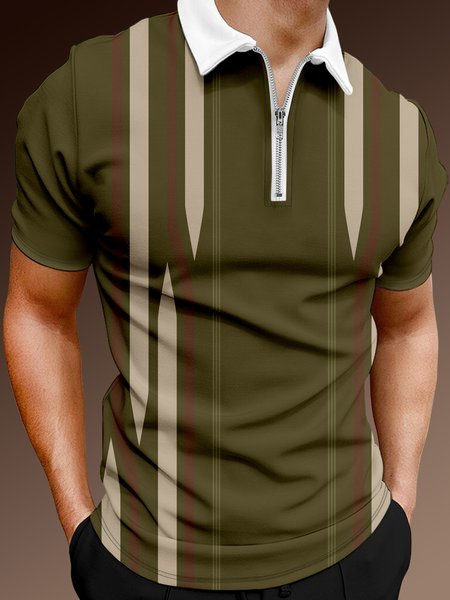 Casual Art Collection Mid-Century Geometric Stripe Color Block Pattern Lapel Short Sleeve Polo Print Top, Darkgreen, Men's t-shirts
Casual Art Collection Mid-Century Geometric Stripe Color Block Pattern Lapel Short Sleeve Polo Print Top, Darkgreen, Men's t-shirts