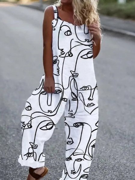 Figure Square Neck Casual Pokets Loose Overall Jumpsuit & Romper, White, Jumpsuits&Rompers
Figure Square Neck Casual Pokets Loose Overall Jumpsuit & Romper, White, Jumpsuits&Rompers