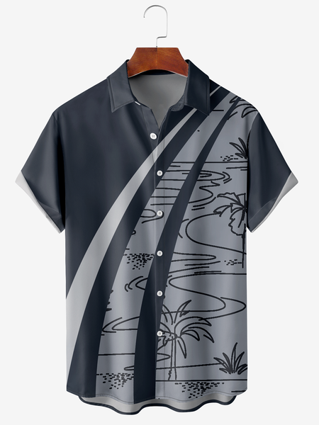 Men's Hawaiian Botanical Print Moisture Wicking Fabric Fashion Lapel Short Sleeve Shirts, Blue, Men's Floral shirt
Men's Hawaiian Botanical Print Moisture Wicking Fabric Fashion Lapel Short Sleeve Shirts, Blue, Men's Floral shirt